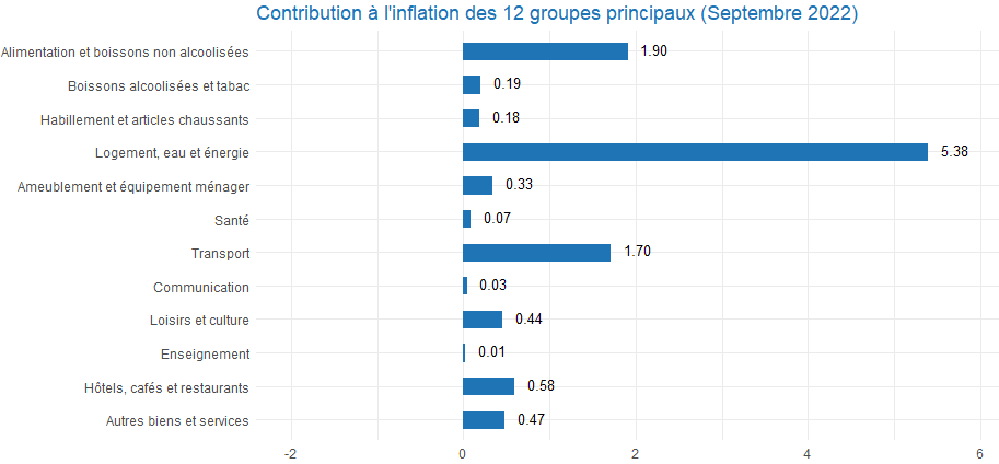 Contribution � l'inflation